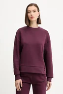 Bluzy damskie - Patrizia Pepe bluza bawełniana damska kolor bordowy z aplikacją 2M4494 J079 - miniaturka - grafika 1