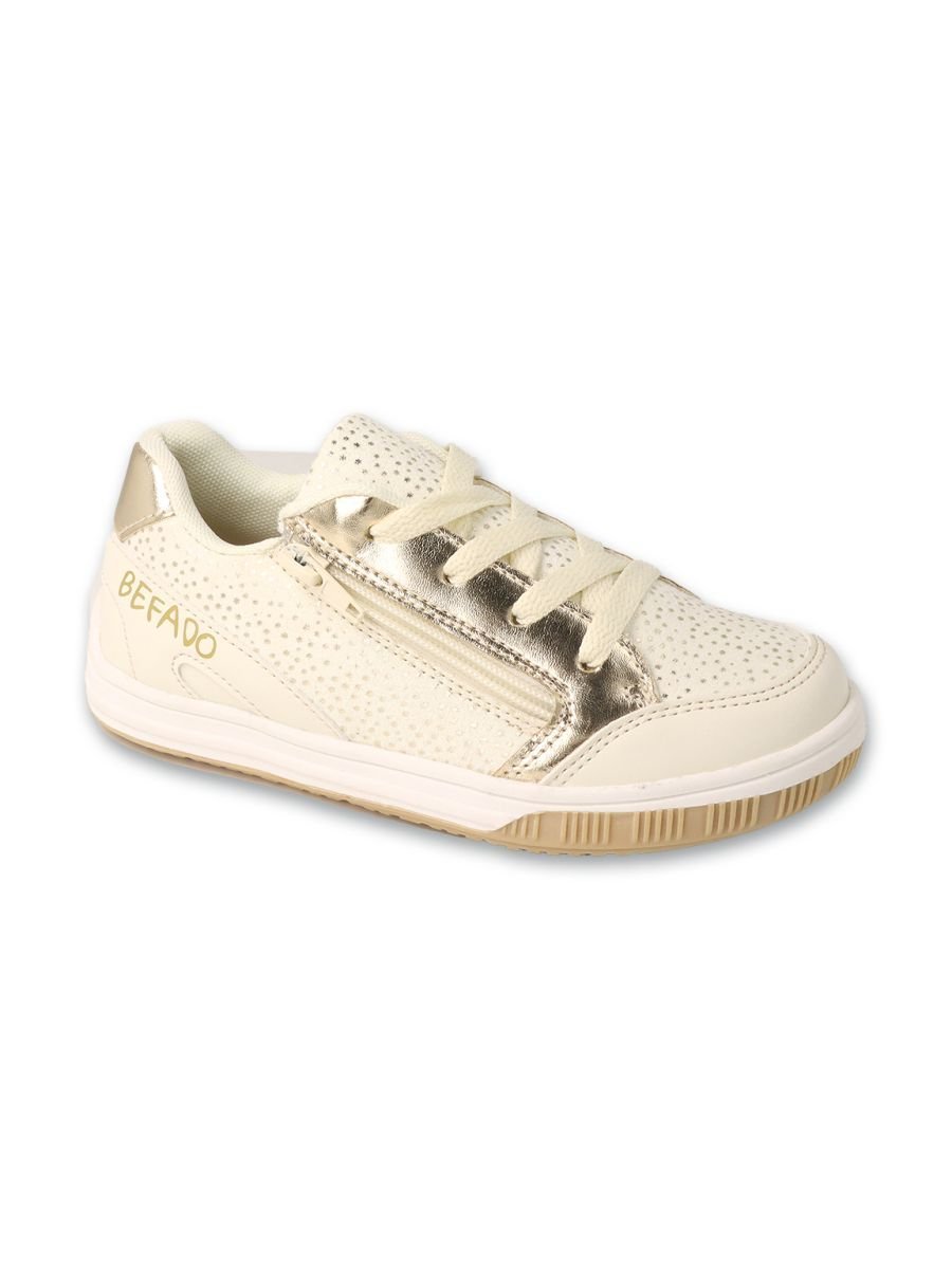 Dziewczęce sneakersy beżowe Befado