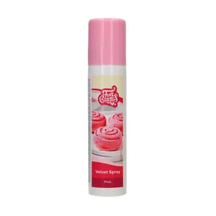 Zamsz w sprayu FunCakes Velvet Spray Rose 100ml - RÓŻOWY - Dodatki do ciast w proszku - miniaturka - grafika 1