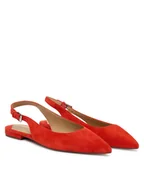 Sandały damskie - LAUREN RALPH LAUREN Sandały Severn Calfskin 802967746004 Pomarańczowy - miniaturka - grafika 1