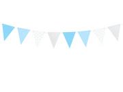 Baby shower i roczek - Party Deco Baner flagi niebieski na roczek 1st birthday - 1,3 m FLG7-011J - miniaturka - grafika 1
