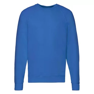 Bluza męska Lightweight Raglan Sweat Fruit of the Loom - Niebieski L - Bluzy męskie - miniaturka - grafika 1