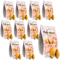 Przekąski dla dzieci - CIASTECZKA Z WRÓŻBĄ BABY SHOWER 10szt upominek dla gości podziękowanie SET - miniaturka - grafika 1
