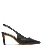 Czółenka - Tommy Hilfiger Szpilki Squared Toe FW0FW08636 Czarny - miniaturka - grafika 1