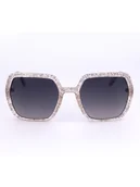 Okulary przeciwsłoneczne - Guess Dziecięce okulary przeciwsłoneczne w kolorze beżowo-czarnym - miniaturka - grafika 1