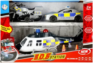 Mega Creative, Helikopter Policja, 481422 - Samoloty i helikoptery - miniaturka - grafika 1