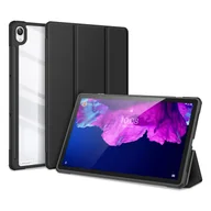 Etui do tabletów - Dux Ducis Toby Eco-Leather Skórzane etui na tablet Lenovo Tab P11 z funkcją Smart-Sleep i uchwytem na długopis Wake-Up Czarny - miniaturka - grafika 1