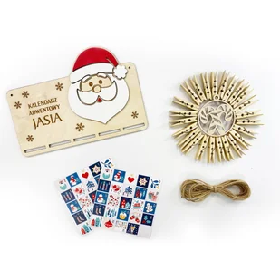 KALENDARZ ADWENTOWY z grawerem dla dziecka świąteczny zestaw 13a - Kalendarze KALENDARZ ADWENTOWY z grawerem dla dziecka świąteczny zestaw 13a - Kalendarze - miniaturka - grafika 1