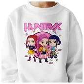 Bluzy dla dziewczynek - BLUZA DZIECIĘCA KPOP DEMON HUNTERS HUNTRIX 134-140 BAWEŁNIANA JAKOŚĆ - miniaturka - grafika 1