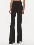 Spodnie damskie - Liu Jo Spodnie materiałowe WA4068 T7896 Czarny Wide Leg - miniaturka - grafika 1