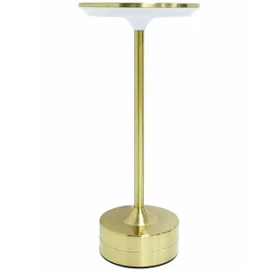 Minimalistyczna lampa stołowa złota - K616-Rawino - Lampy stojące Minimalistyczna lampa stołowa złota - K616-Rawino - Lampy stojące - miniaturka - grafika 1