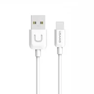 Kable USB - USAMS Kabel U-Turn lightning 1m biały/white 2A IPUSBXD02 (US-SJ097) - miniaturka - grafika 1
