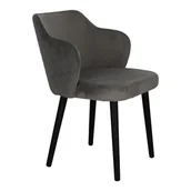 Krzesła - Intesi Krzesło Bergen tkanina MagicVelvet 2217 - miniaturka - grafika 1