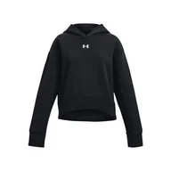 Odzież sportowa dziecięca - Bluza sportowa dziewczęca Under Armour Rival Fleece Crop - miniaturka - grafika 1