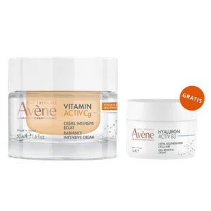 Avene Vitamin Activ Cg, krem intensywnie rozświetlający, 50 ml + krem odbudowujący komórki, 7 ml gratis - Zestawy kosmetyków damskich - miniaturka - grafika 1