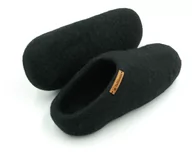 Kapcie męskie - Feltiness, Paputy Czarne, kapcie wełniane 45-46 (28cm) - miniaturka - grafika 1