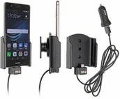 Uchwyty samochodowe do telefonów - Uchwyt do Huawei P9 z wbudowanym kablem USB oraz ładowarką samochodową - miniaturka - grafika 1