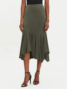 Guess Spódnica midi W5YD85 KCTB2 Zielony Regular Fit - Spódnice - miniaturka - grafika 1