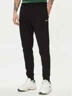 Spodnie sportowe męskie - Lacoste Spodnie dresowe XH9624 Czarny Regular Fit - miniaturka - grafika 1