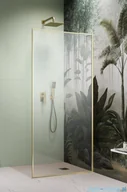 Kabiny prysznicowe - Radaway Modo F SL Brushed Gold II kabina Walk-in 55x216cm prawa Szczotkowane Złoto szkło przejrzyste 10419055-99-01R - miniaturka - grafika 1