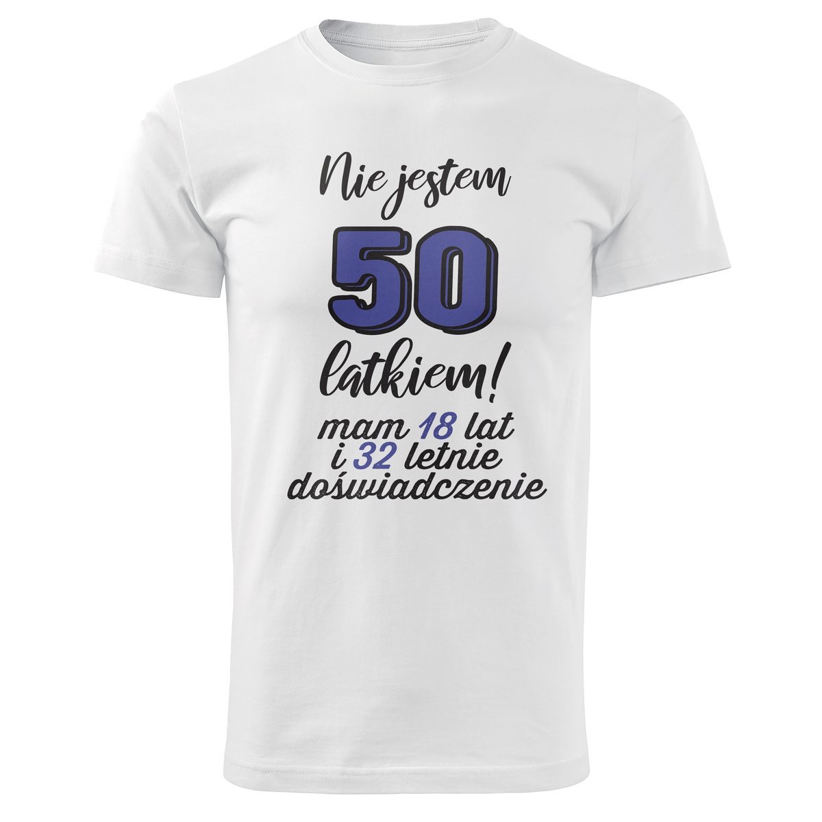 Koszulka męska na 50 urodziny Nie jestem 50 r. XL