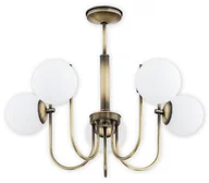 Lampy sufitowe - Lemir Ape żyrandol 5 pł. / patyna O2855 W5 PAT - miniaturka - grafika 1