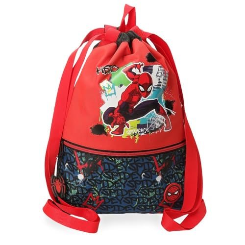 Joumma Marvel Spiderman Urban Plecak Torba Czerwony 30x40 cm Poliester L, Czerwone, worek na plecak