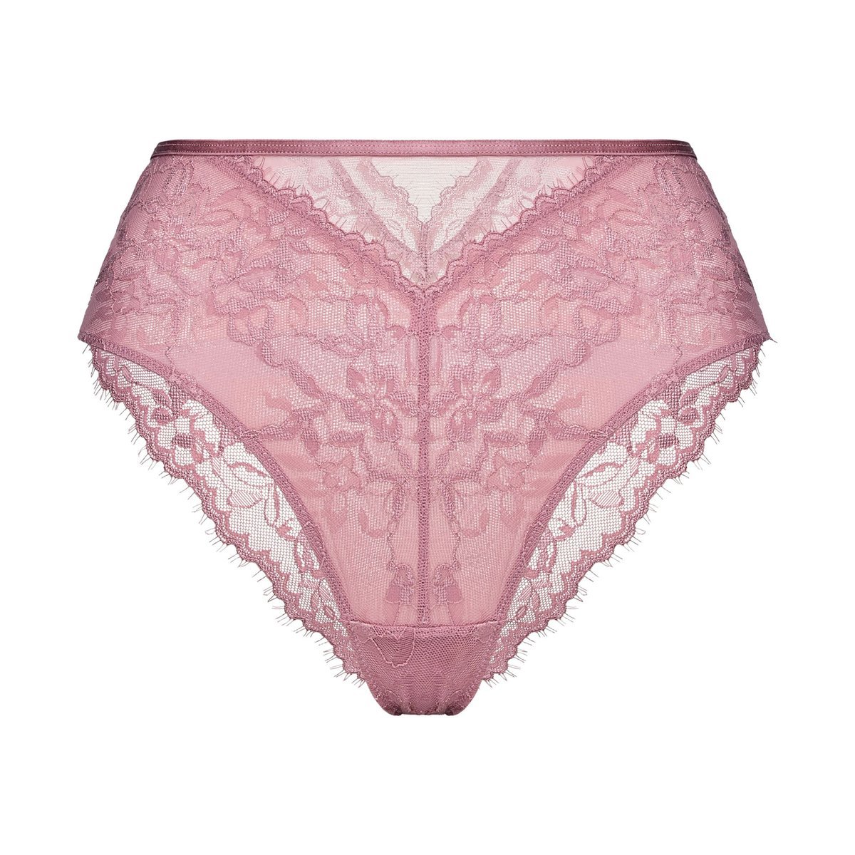 Majtki z wyższym stanem CLOE Esotiq różowy L