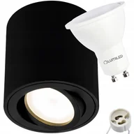 Lampy sufitowe - Oprawa Natynkowa Halogenowa Spot Tuba Led GU10 - miniaturka - grafika 1