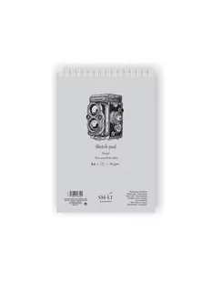 SM-LT Blok do szkicu SM-LT A5 Bristol 185 g 30 k spirala 5EB-30TS - Podobrazia, bloki, papiery - miniaturka - grafika 1