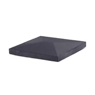 Akcesoria do ogrodzeń - Daszek słupkowy JONIEC® - GORC® CSDR Czarny 47 x 47 x 7 cm - miniaturka - grafika 1