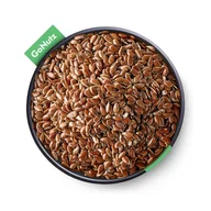 Ziarna i nasiona roślin strączkowych - GONUTZ Siemię lniane brązowe 1kg - miniaturka - grafika 1