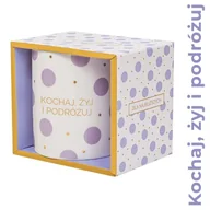 Kubki - Kubek prezentowy Kochaj, żyj i podróżuj - kubek - miniaturka - grafika 1