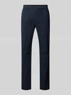 Spodnie męskie - Chinosy z prostą nogawką z oddychającego materiału model ‘DENTON’ - miniaturka - grafika 1