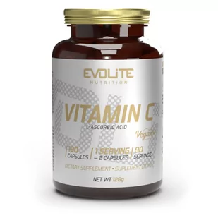 Evolite Vitamin C 500mg 180 Vege kapsułek - Witaminy i minerały dla sportowców - miniaturka - grafika 1