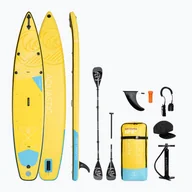 Deski SUP i akcesoria - Deska SUP AQUASTIC Touring 12'6" żółty - miniaturka - grafika 1