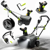 Odśnieżarki - NAC Mocna odśnieżarka elektryczna, szer. 50 cm, głęb. 25 cm STE230-50/25-W - miniaturka - grafika 1