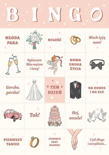 Bingo Ślubne Kartka - Kartki okolicznościowe i zaproszenia - miniaturka - grafika 1