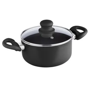LAMART Garnek 20cm Multicolor czarny LT1124 + 20 zł na pierwsze zakupy LT1124 - Garnki - miniaturka - grafika 1