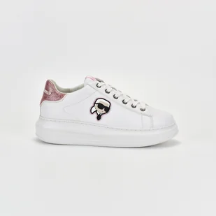 Damskie Sneakersy KARL LAGERFELD KAPRI KARL NFT LO LACE KL62530N-01P – Biały - Sneakersy damskie - miniaturka - grafika 1