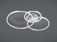 Lampy sufitowe - Trio Winona LED lampa sufitowa (z pilotem) RGB nikiel 670810607 - miniaturka - grafika 1
