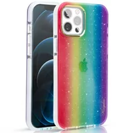 Etui i futerały do telefonów - Kingxbar Ombre etui pokrowiec iPhone 12 Pro Max wielokolorowy - miniaturka - grafika 1