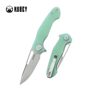 Nóż składany Kubey Dugu Jade G10, Beadblasted 14C28N (KU210I) - Noże - miniaturka - grafika 1