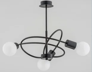 Pulverit lampa sufitowa 3-punktowa czarna 28243 - Lampy sufitowe - miniaturka - grafika 1
