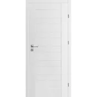Drzwi wewnętrzne - Skrzydło drzwiowe 80P 0/5 biały bergamo 70 prawe - miniaturka - grafika 1