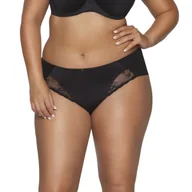 Komplety bielizny - Figi damskie z koronką i kokardką AV 2111 czarne  XL - miniaturka - grafika 1