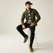 Bluzy sportowe męskie - Regatta Polar męski rozsuwany Garrian II Ciemne khaki, Rozmiar: S - miniaturka - grafika 1