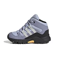 Buty dla chłopców - adidas Terrex Mid GTX dziecięce buty do chodzenia, uniseks, Bludaw Greone Sogold, 36 EU - miniaturka - grafika 1