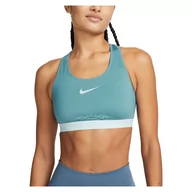 Bielizna sportowa damska - Biustonosz sportowy Nike Dri-FIT Swoosh DD0428 - miniaturka - grafika 1