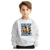 Bluzy dla dziewczynek - BLUZA DZIECIĘCA ITALIAN BRAINROT MEM 110-116 DLA CHŁOPCA DZIEWCZYNKI - miniaturka - grafika 1